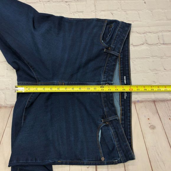 Old Navy Women Mid Rise Pop Icon Skinny Jeans Size 20 Blue Denim B242 -27 - Picture 4 of 15